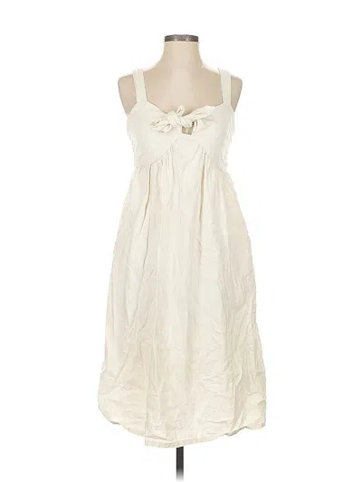 Pre-owned Who What Wear Casual Dress In White