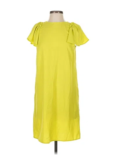 Pre-owned Who What Wear Casual Dress In Yellow