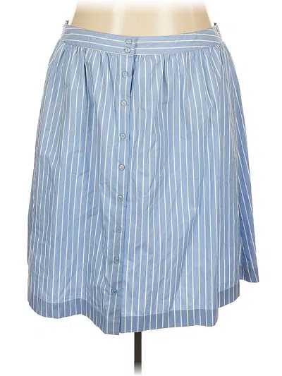 Pre-owned Who What Wear Casual Skirt In Blue