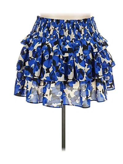Pre-owned Who What Wear Casual Skirt In Blue