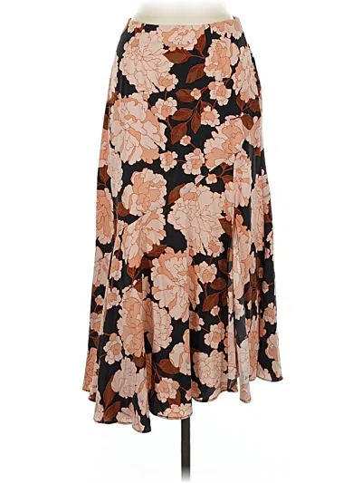 Pre-owned Who What Wear Casual Skirt In Brown