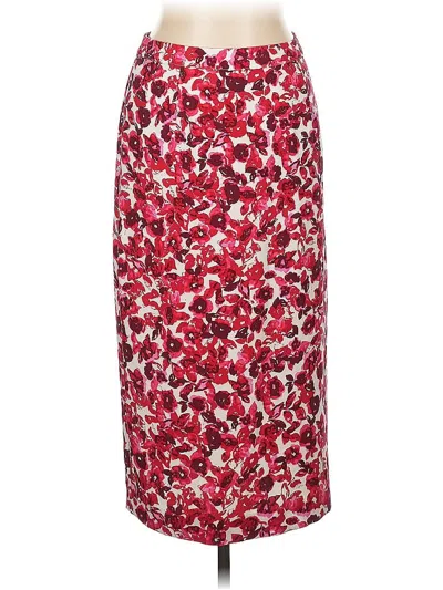 Pre-owned Who What Wear Casual Skirt In Red