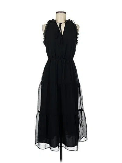 Pre-owned Who What Wear Cocktail Dress In Black