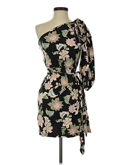 Pre-owned Who What Wear Cocktail Dress In Black