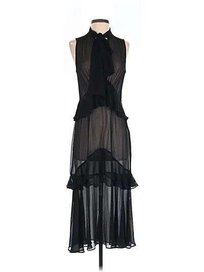 Pre-owned Who What Wear Cocktail Dress In Black