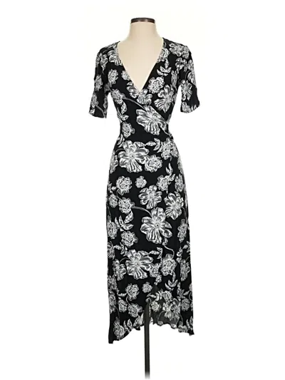 Pre-owned Who What Wear Cocktail Dress In Black