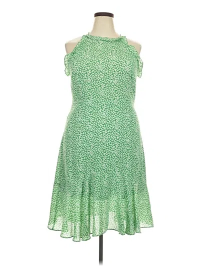 Pre-owned Who What Wear Cocktail Dress In Green