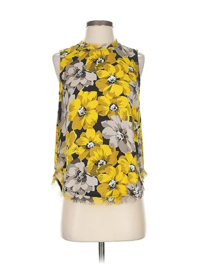 Pre-owned Who What Wear Cocktail Dress In Yellow