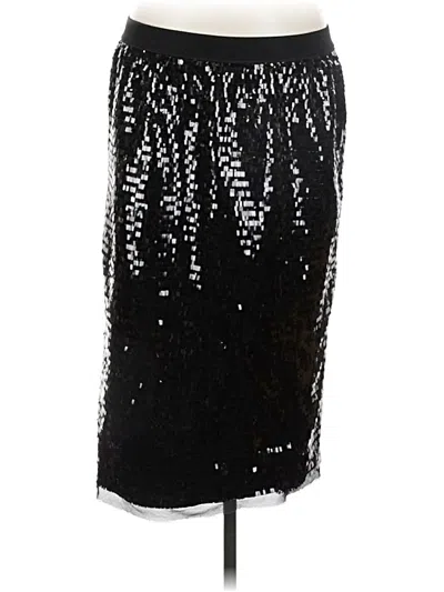 Pre-owned Who What Wear Formal Skirt In Black