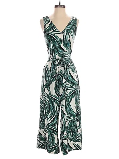 Pre-owned Who What Wear Jumpsuit In Green