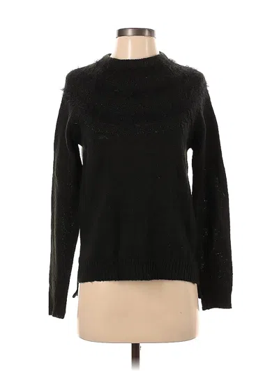 Pre-owned Who What Wear Pullover Sweater In Black