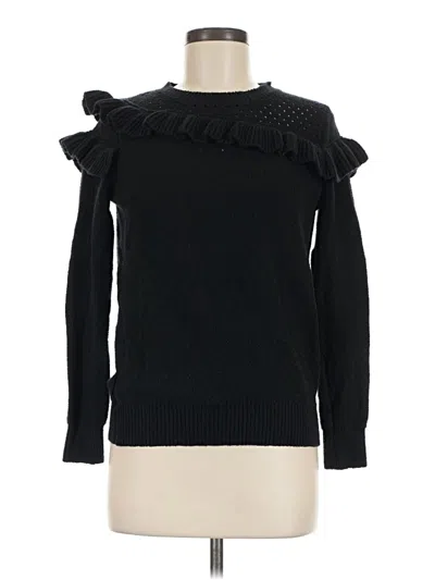 Pre-owned Who What Wear Pullover Sweater In Black
