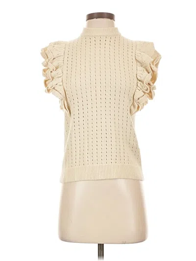 Pre-owned Who What Wear Pullover Sweater In Ivory