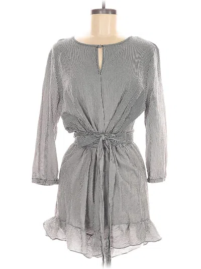 Pre-owned Who What Wear Romper In Gray
