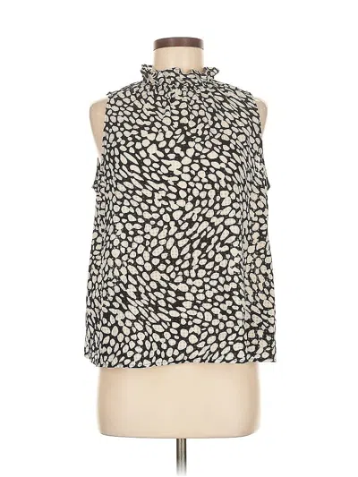 Pre-owned Who What Wear Sleeveless Blouse In White