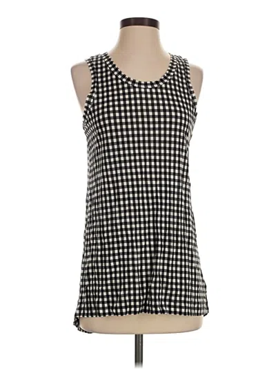Pre-owned Who What Wear Sleeveless T-shirt In Black