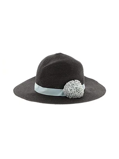 Pre-owned Who What Wear Sun Hat In Black