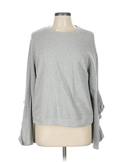Pre-owned Who What Wear Sweatshirt In Gray