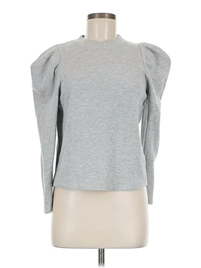 Pre-owned Who What Wear Sweatshirt In Silver
