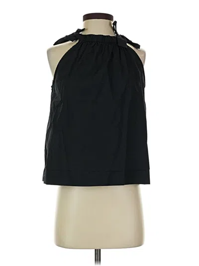 Pre-owned Who What Wear Tank Top Black Halter Neckline Tops