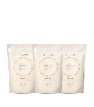 Wholyme Recover Relief Salts (3 X 1kg) In Multi