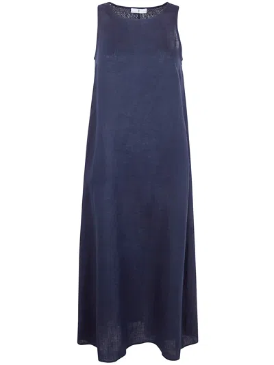 Why Ci Abito Senza Maniche "sleeveless Dress" In Blue