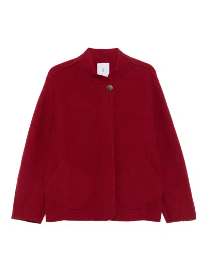Why Ci Asymmetric Jacket In Red