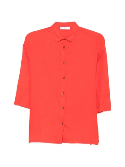 Why Ci Button-fastening Shirt In Red