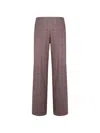Why Ci Check-pattern Trousers In Brown