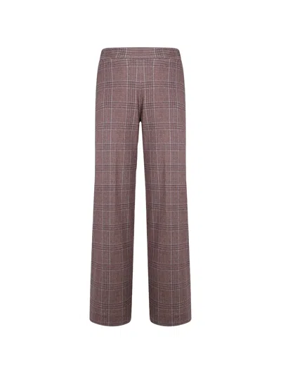 Why Ci Check-pattern Trousers In Brown