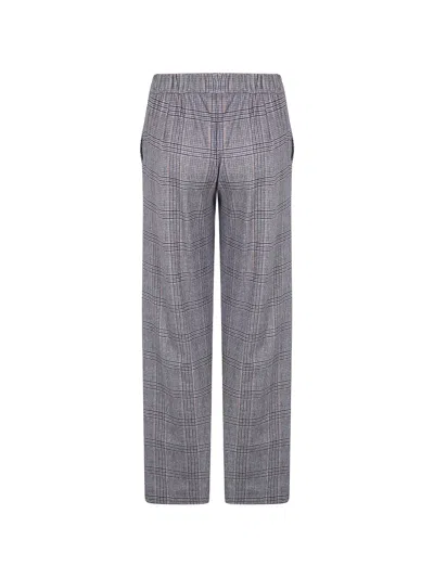 Why Ci Check-print Trousers In Grey