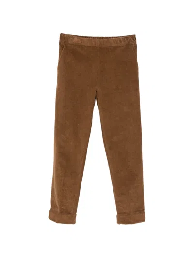Why Ci Corduroy Turn-up Trousers In Brown