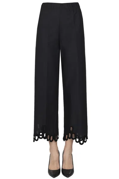 Why Ci Cropped Trousers In Black