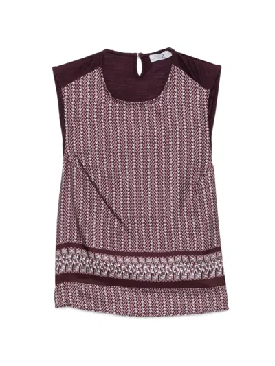 Why Ci Geometric-print Sleeveless Top In Multi