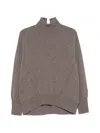 Why Ci Pullover Mit Geripptem Saum In Gray
