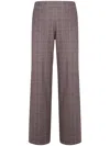 Why Ci Check-pattern Trousers In Brown