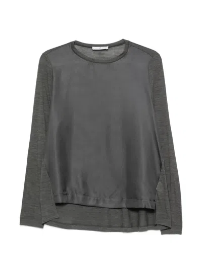 Why Ci Klassisches Langarmshirt In Gray