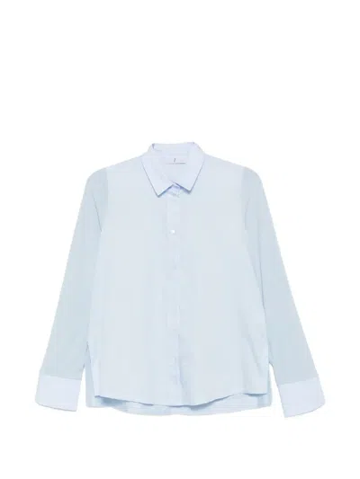 Why Ci 패널 긴소매 셔츠 In Blue
