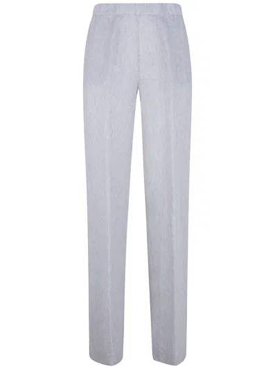 Why Ci Pantaloni Gamba Larga "stright Wide Leg Trousers" In White