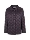 Why Ci Quilted Button-up Jacket In Brown