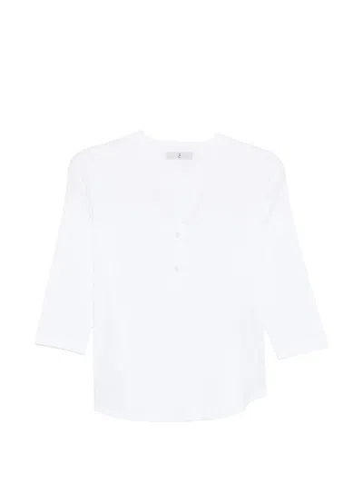 Why Ci Serafino Blouse In White