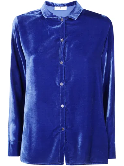Why Ci Shirt Flared "wh0164 0023 Cobalt" In Blue