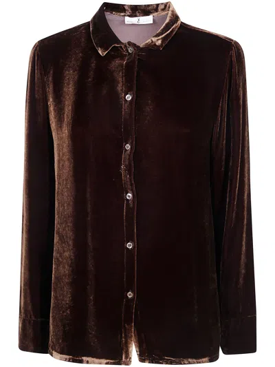 Why Ci Shirt Flared "wh0164 0041 Cognac" In Brown