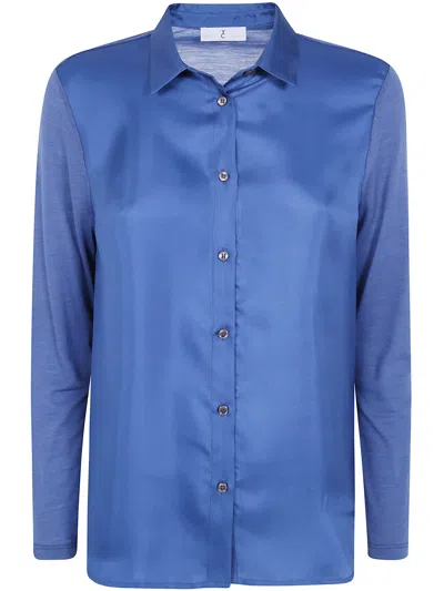 Why Ci Shirt Wool Blend "straight Shirt" In Blue