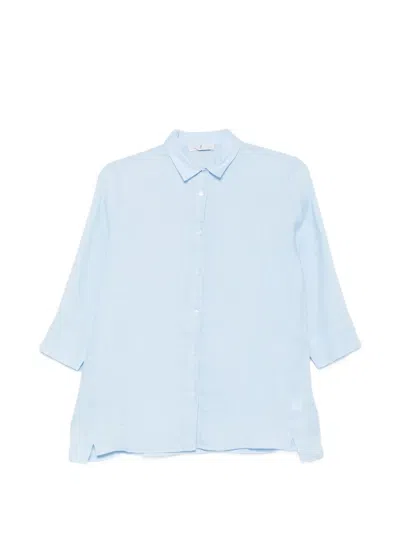 Why Ci Three-quarter Sleeve Shirt In Blue