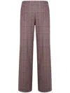 Why Ci Check-pattern Trousers In Brown