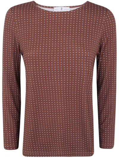 Why Ci T-shirt Round Neck "wh0635" In Brown