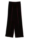Why Ci Velvet Trousers In Black