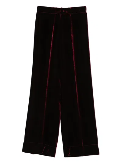 Why Ci Velvet Trousers In Black