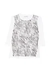 Why Ci Zebra-print T-shirt In White